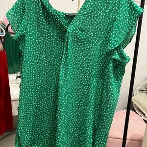 EUC, thrifted Womens Adrianna Papel Blouse size S